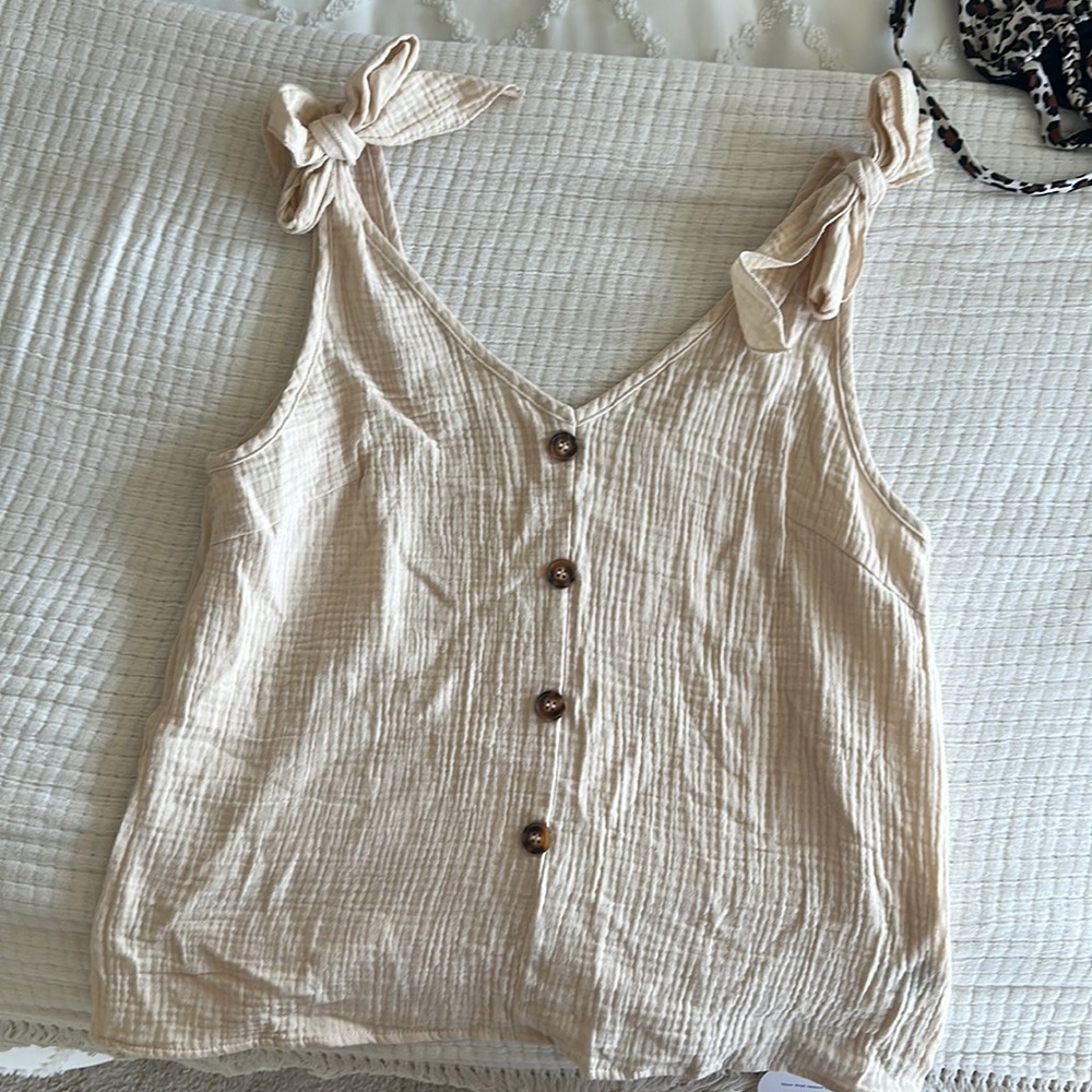 Linen Tank Top
